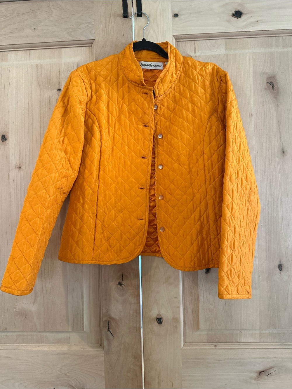 Vintage Norm Thompson 100% Silk Quilted Jacket